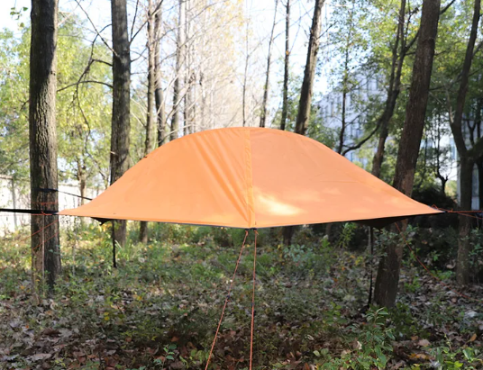 Ultralight Suspended Camping Hammock Tent with Mosquito Net, Aluminum Poles, Waterproof, Hanging Tree Design