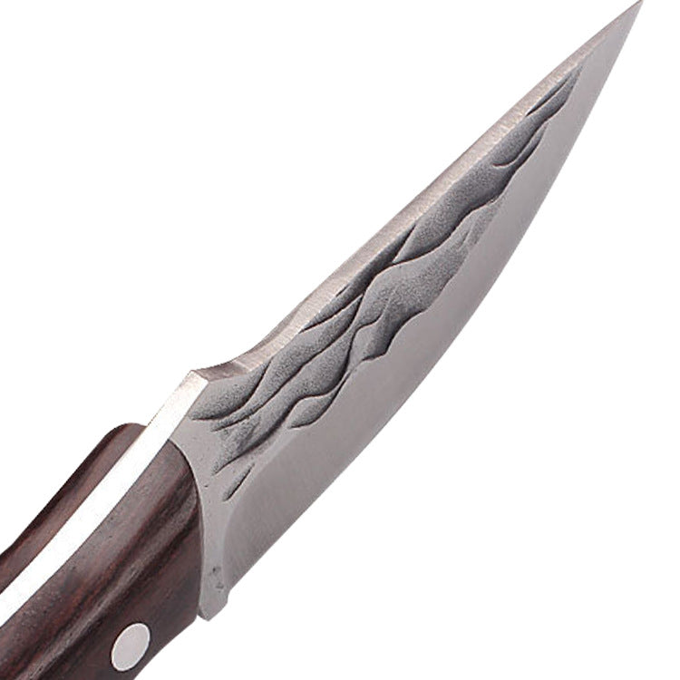 Compact Kitchen Ring Knife for Meat and Camping Use