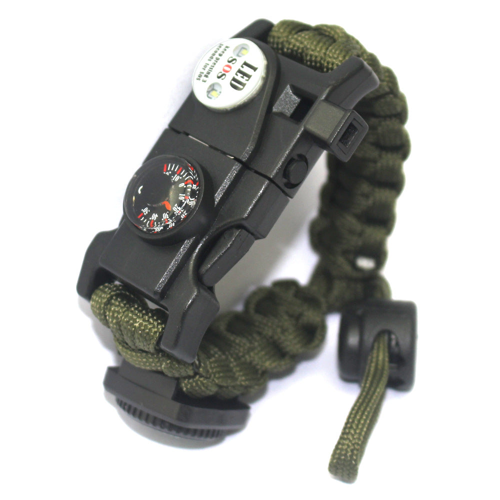 Multifunctional Paracord Survival Bracelet for Camping