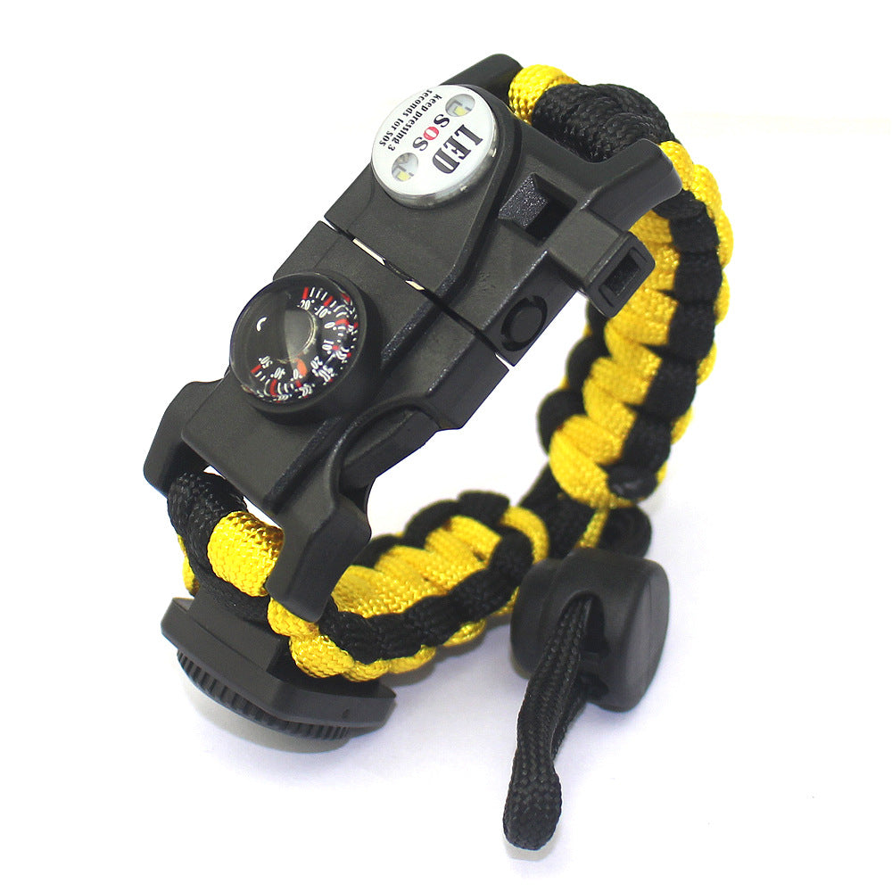Multifunctional Paracord Survival Bracelet for Camping