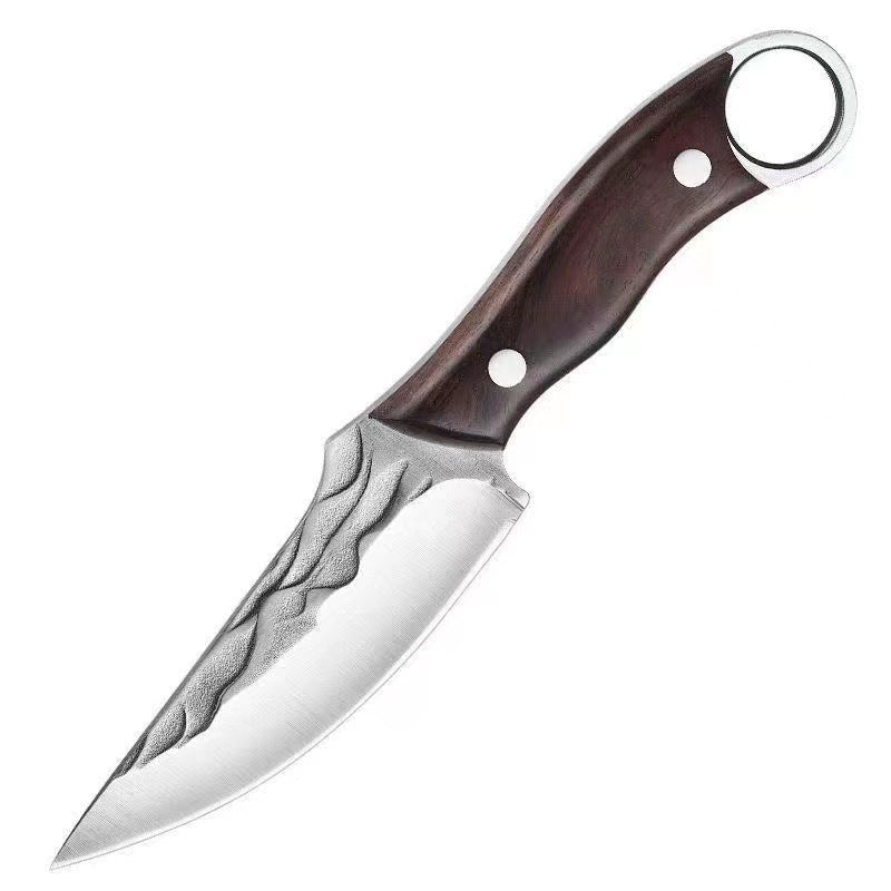 Compact Kitchen Ring Knife for Meat and Camping Use