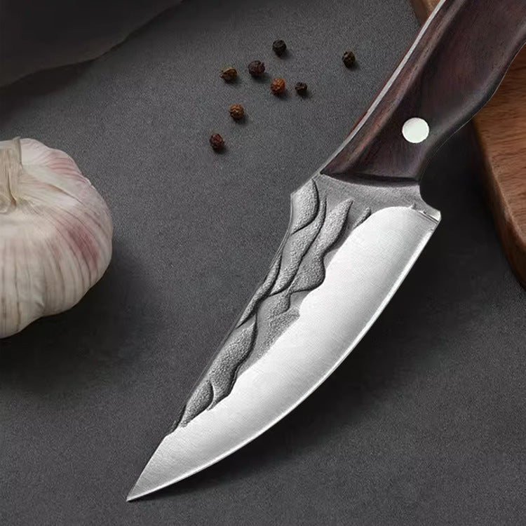 Compact Kitchen Ring Knife for Meat and Camping Use