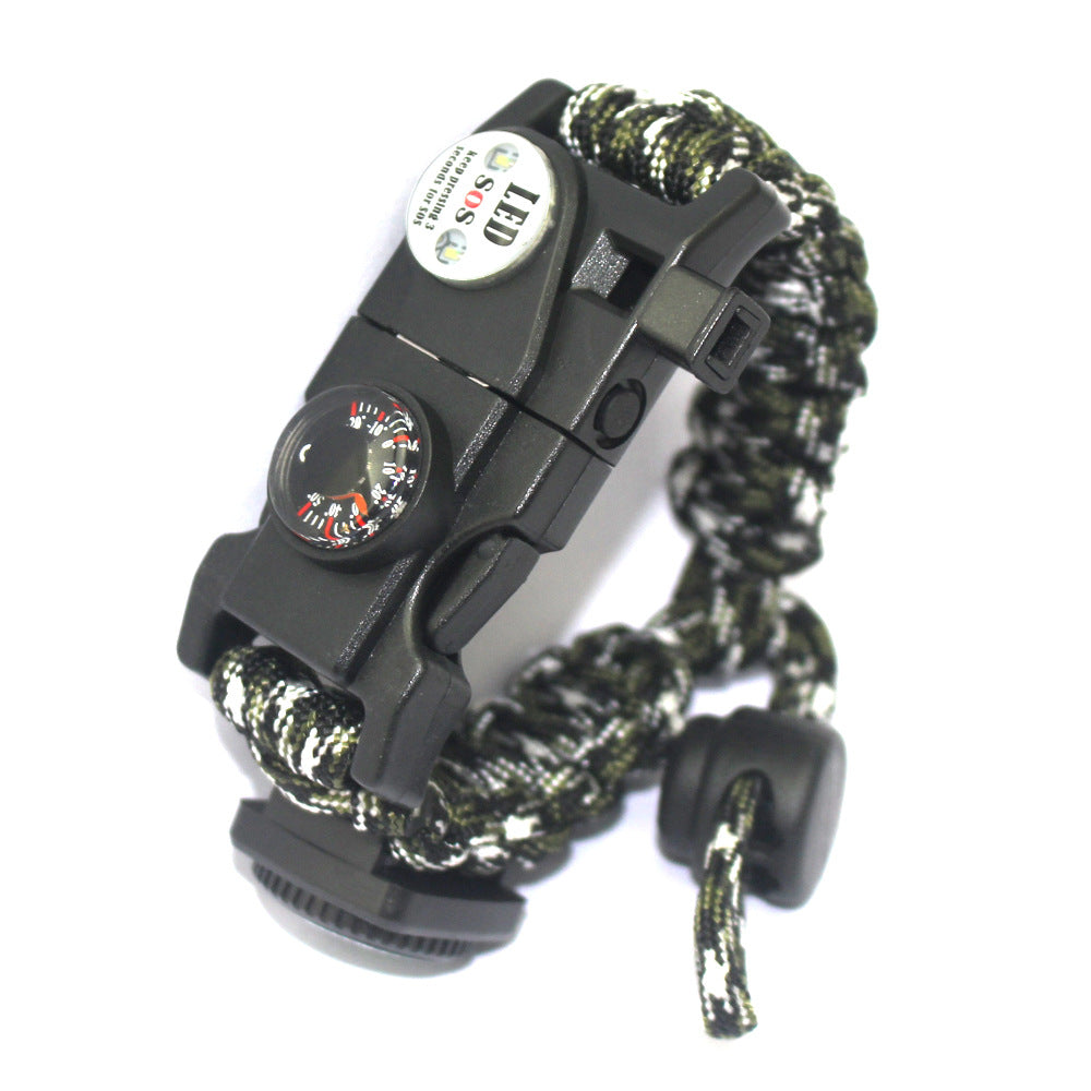 Multifunctional Paracord Survival Bracelet for Camping