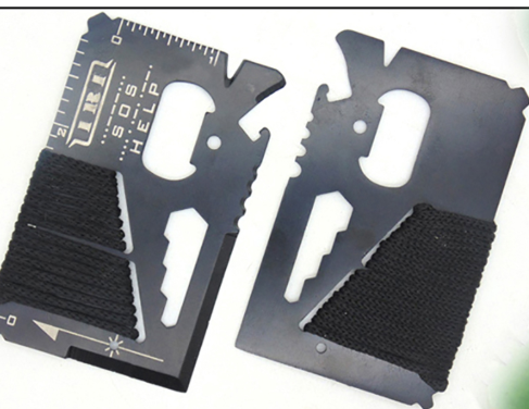 Swiss Army Card, Multi-Functional Camping Tool (14 Functions)