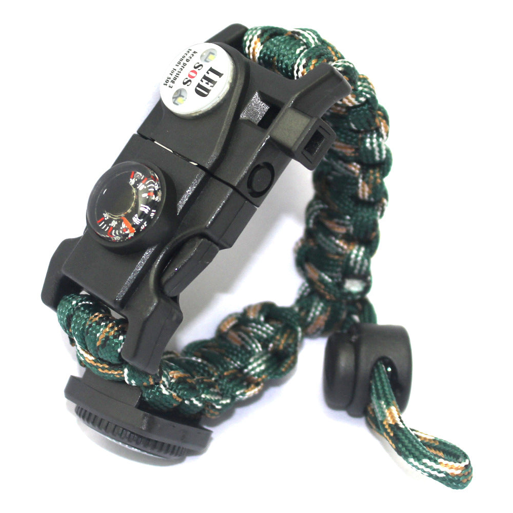 Multifunctional Paracord Survival Bracelet for Camping